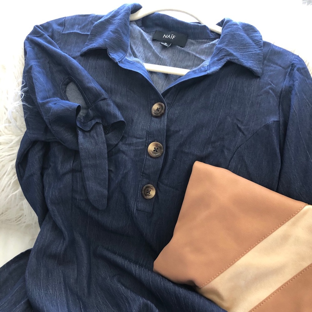 Denim like dress ❌